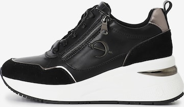 Sneaker bassa di CAFè NOIR in nero: frontale