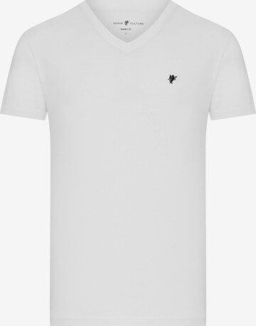 T-Shirt 'JACK' DENIM CULTURE en blanc