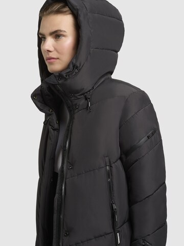 khujo Wintermantel 'Soonje6' in Schwarz