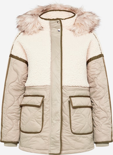 River Island Plus Talvitakki 'BORG' värissä beige, Tuotenäkymä