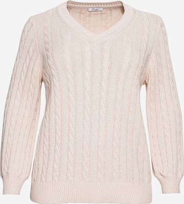 SHEEGO Sweater in Pink: front