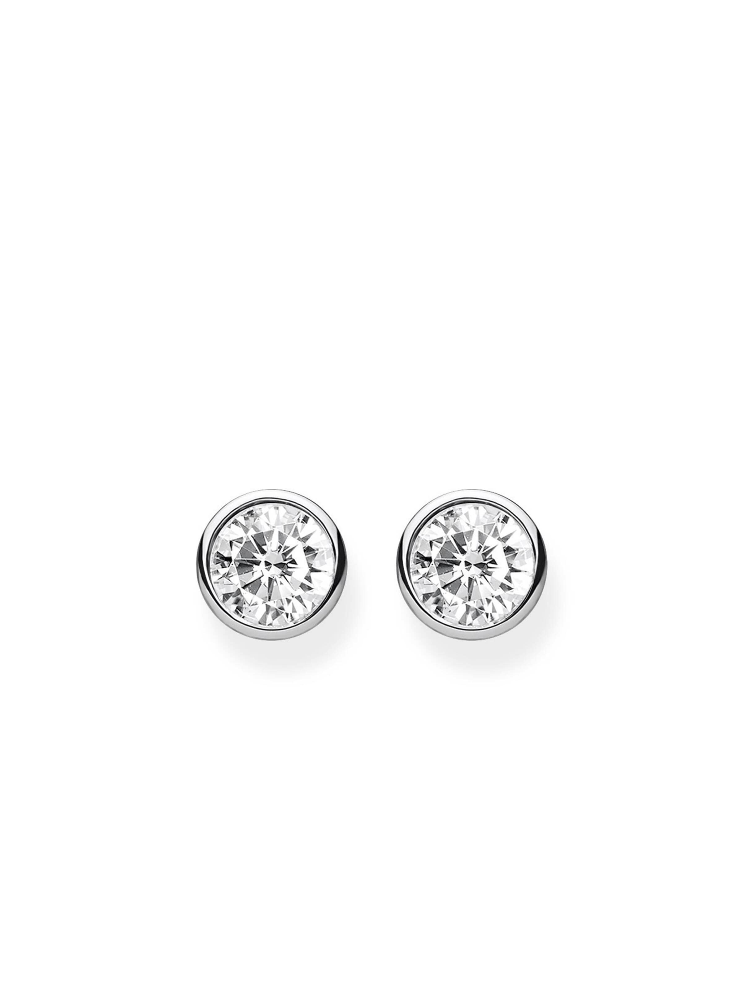 Thomas Sabo Earrings in 10 mm in White, Item view