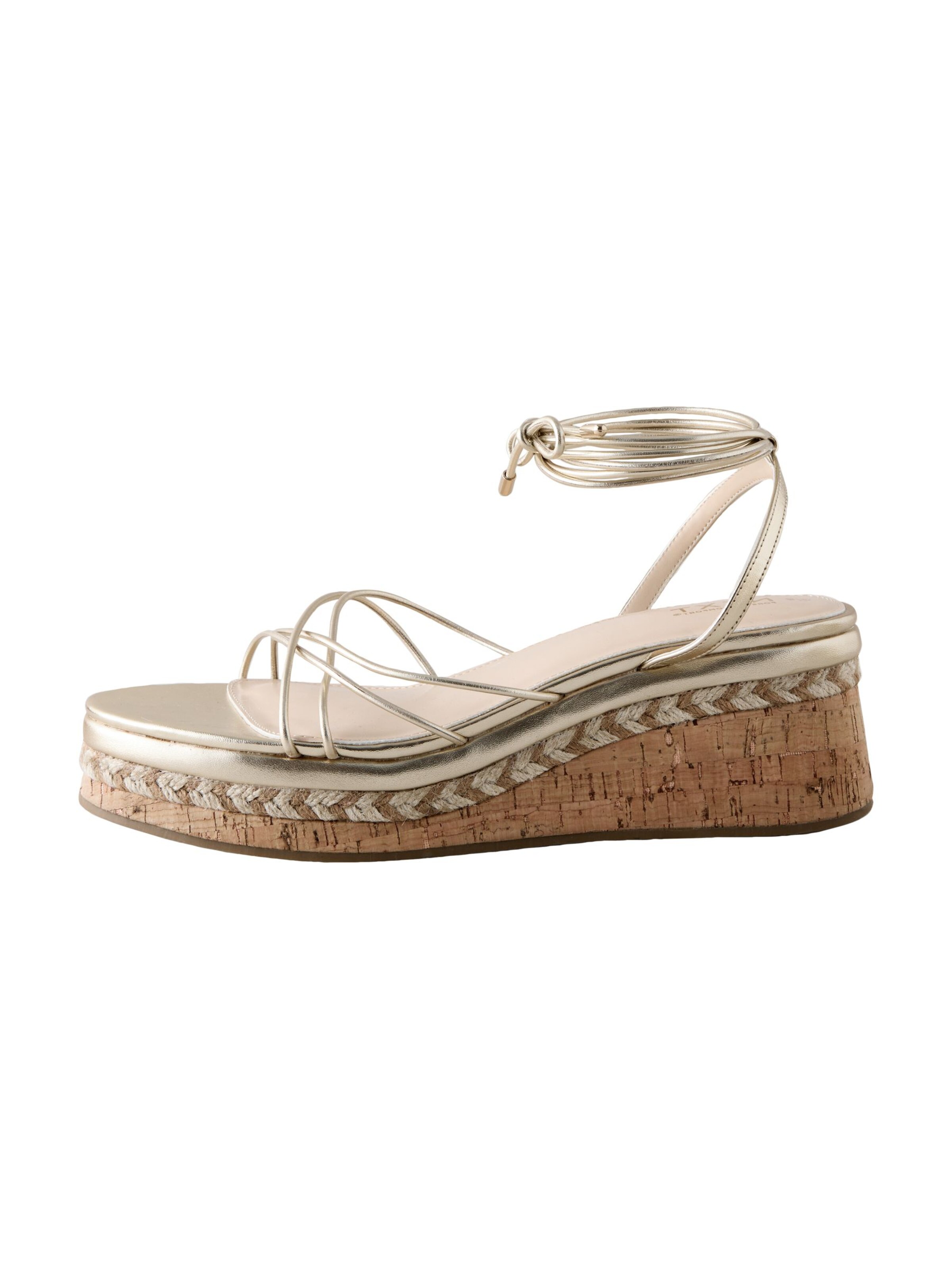 Next Sandalen met riem 'Forever Comfort' in Goud: voorkant