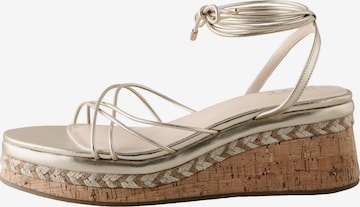 Sandales à lanières 'Forever Comfort' Next en or : devant