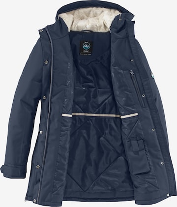 POLARINO Outdoorjacke in Blau: Vorderseite