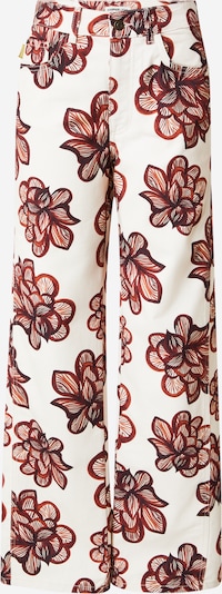 Džinsai 'MAYRA-PA' iš Harper & Yve, spalva – raudona / vyno raudona spalva / balta, Prekių apžvalga