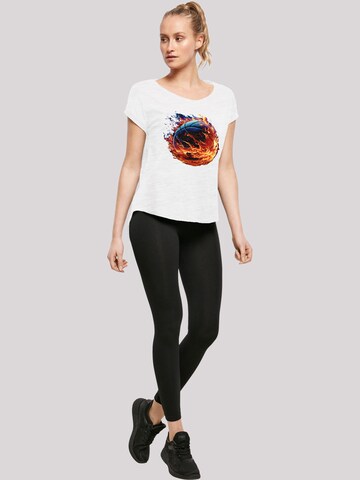 F4NT4STIC Shirt 'On FIRE' in White