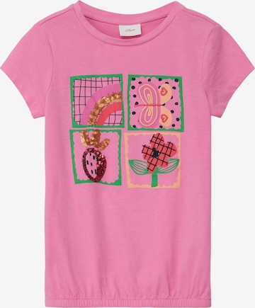 T-Shirt s.Oliver en rose : devant