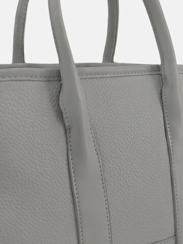 Borsa a spalla 'Borsa a Spalla Donna PVC Gianmarco Venturi con Zip e Cuore' di GianMarco Venturi in grigio