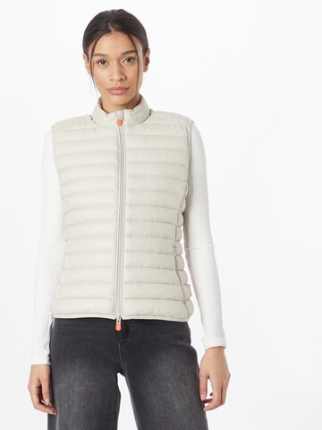 SAVE THE DUCK Bodywarmer 'ANITA' in Beige: voorkant