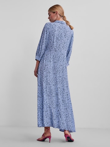 Y.A.S Shirt Dress 'CLORA' in Blue