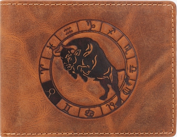 GREENBURRY Wallet in Brown: front