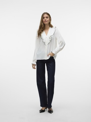 VERO MODA Bluse 'ALVA' i hvid