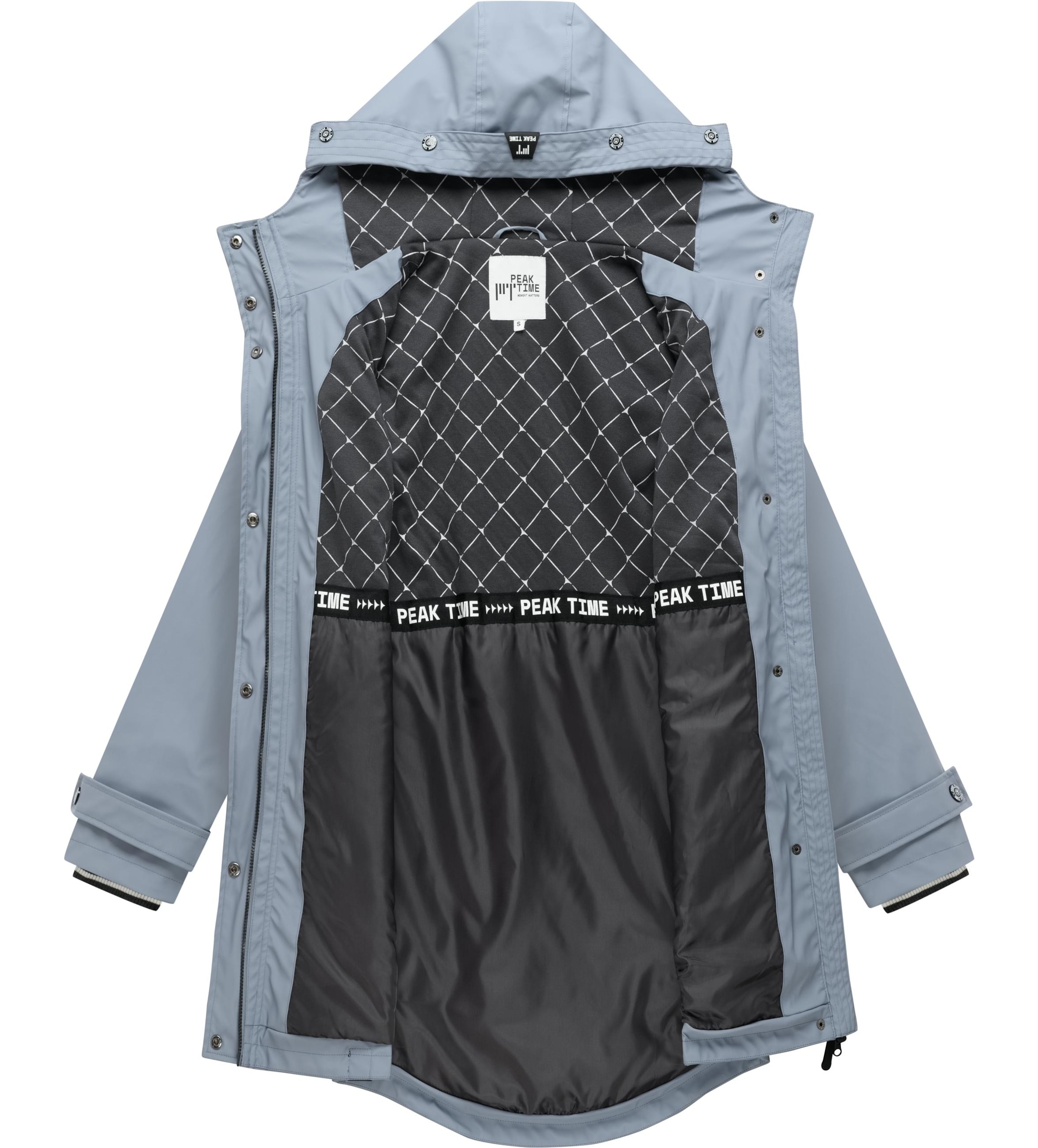 Manteau fonctionnel 'L60042' Peak Time en bleu