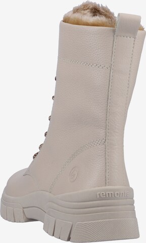 REMONTE Lace-Up Boots 'D0E72' in Beige