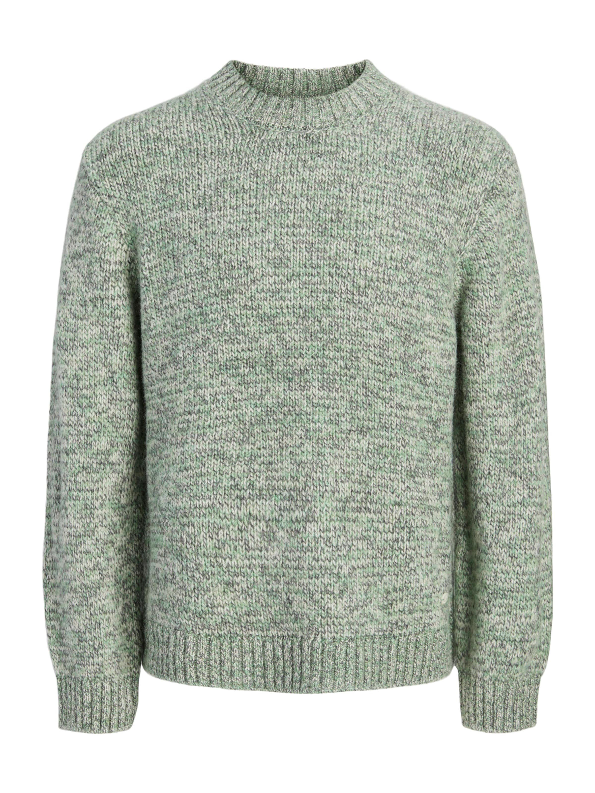 Pulover 'JORMONTREAL' de la JACK & JONES pe verde: față
