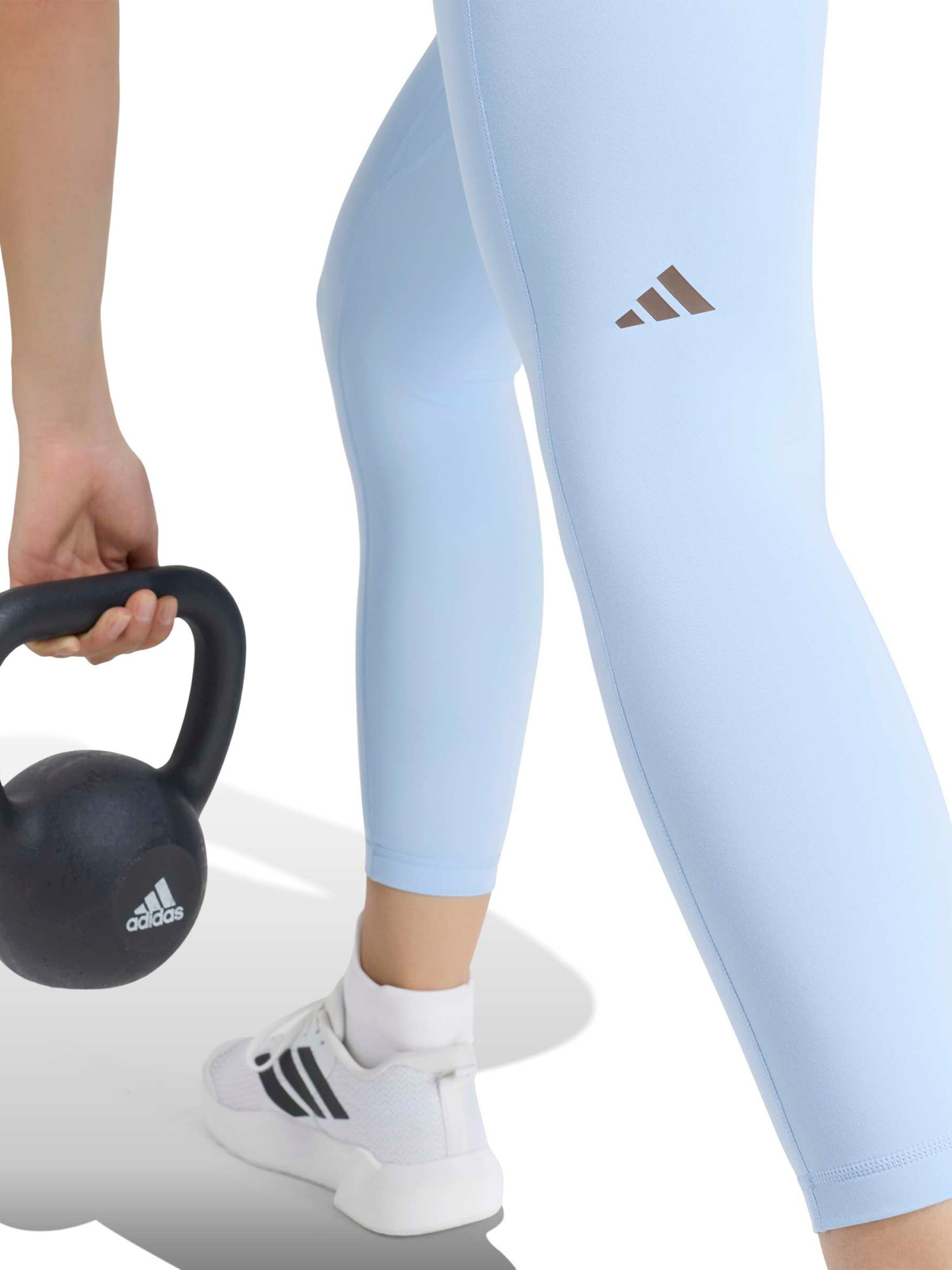 ADIDAS PERFORMANCESkinny Sportske hlače 'Studio All Me' - plava boja