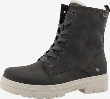 MUSTANG Veterlaarsjes in Grijs: voorkant