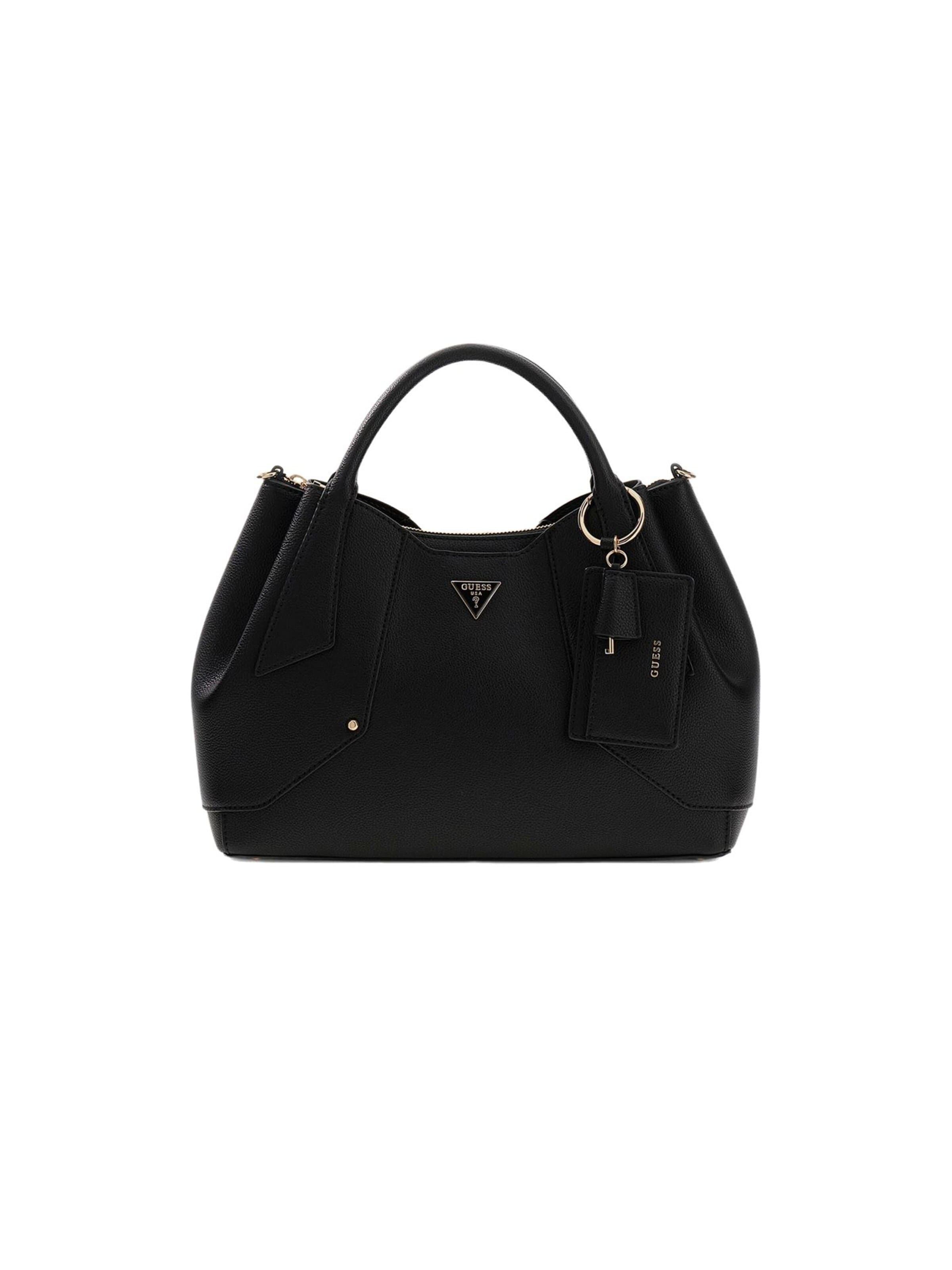 GUESS Handbag 'Darcy Girlfriend Satchel' in Black