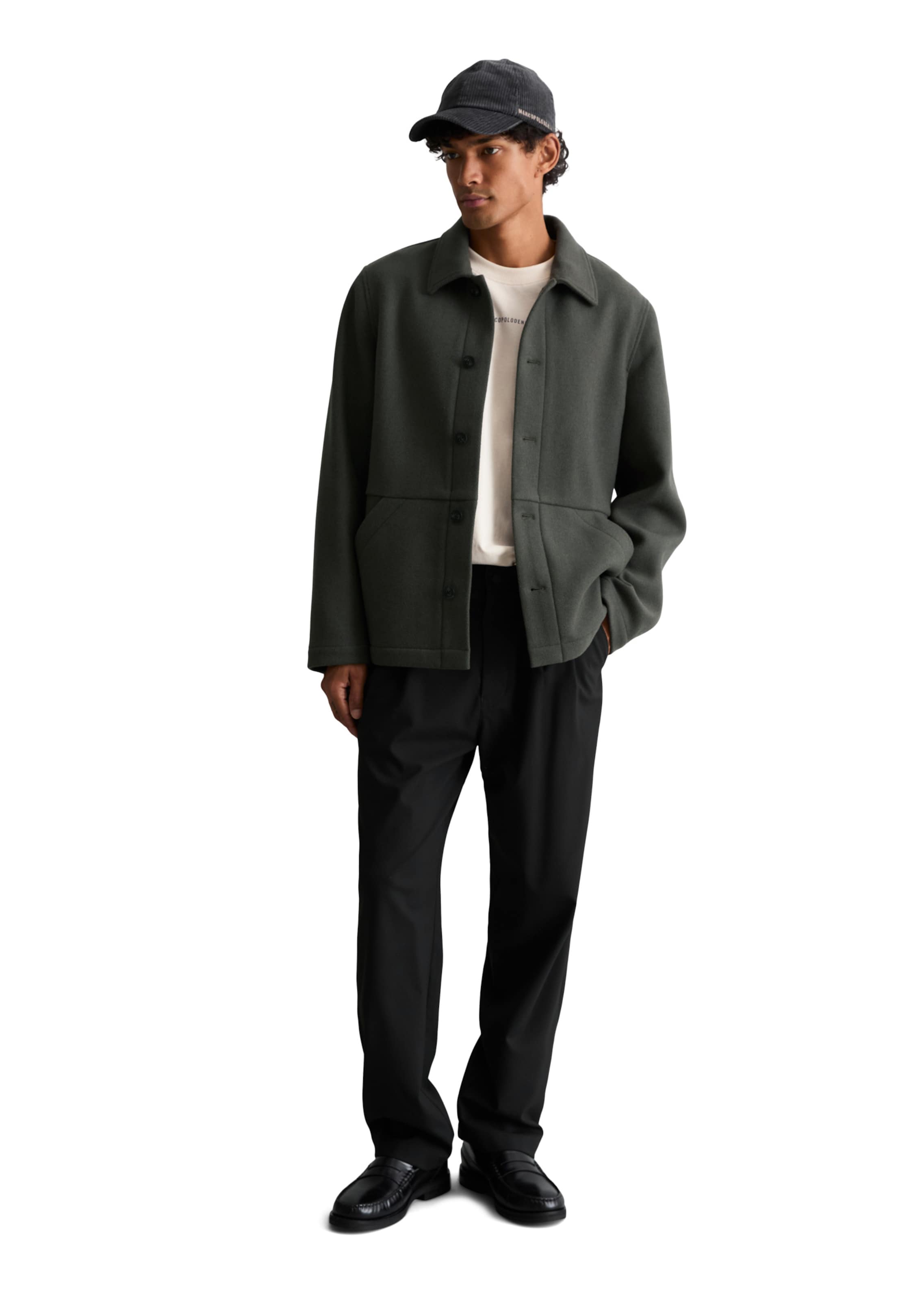 Marc O'Polo DENIM Between-season jacket in Green: front