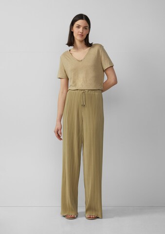s.Oliver Wide leg Trousers in Brown: front