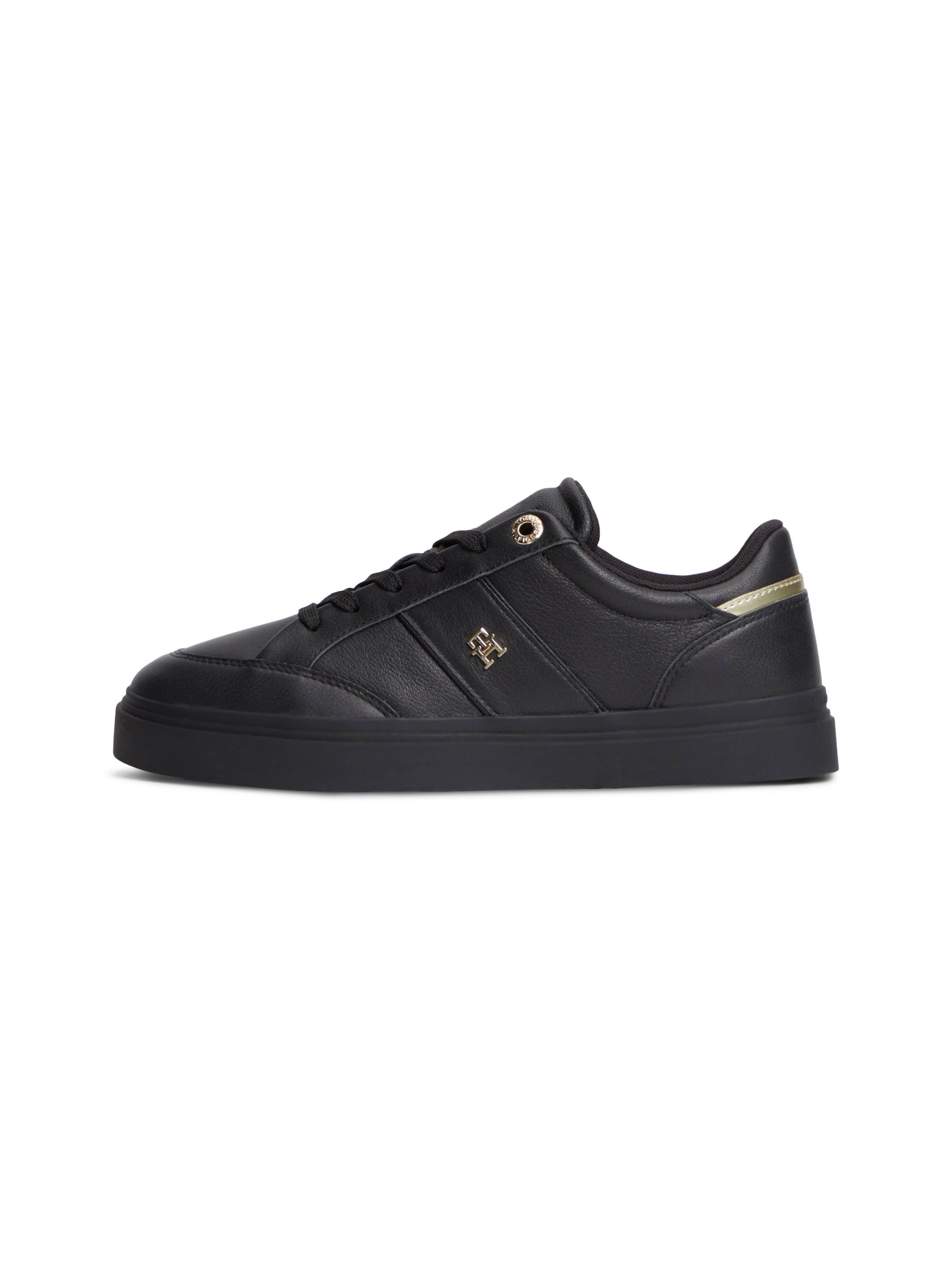 Baskets basses TOMMY HILFIGER en noir : devant