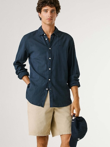 Pepe Jeans Loosefit Shorts 'Helix' in Beige