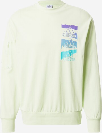 Sweat de sport ADIDAS SPORTSWEAR en vert : devant