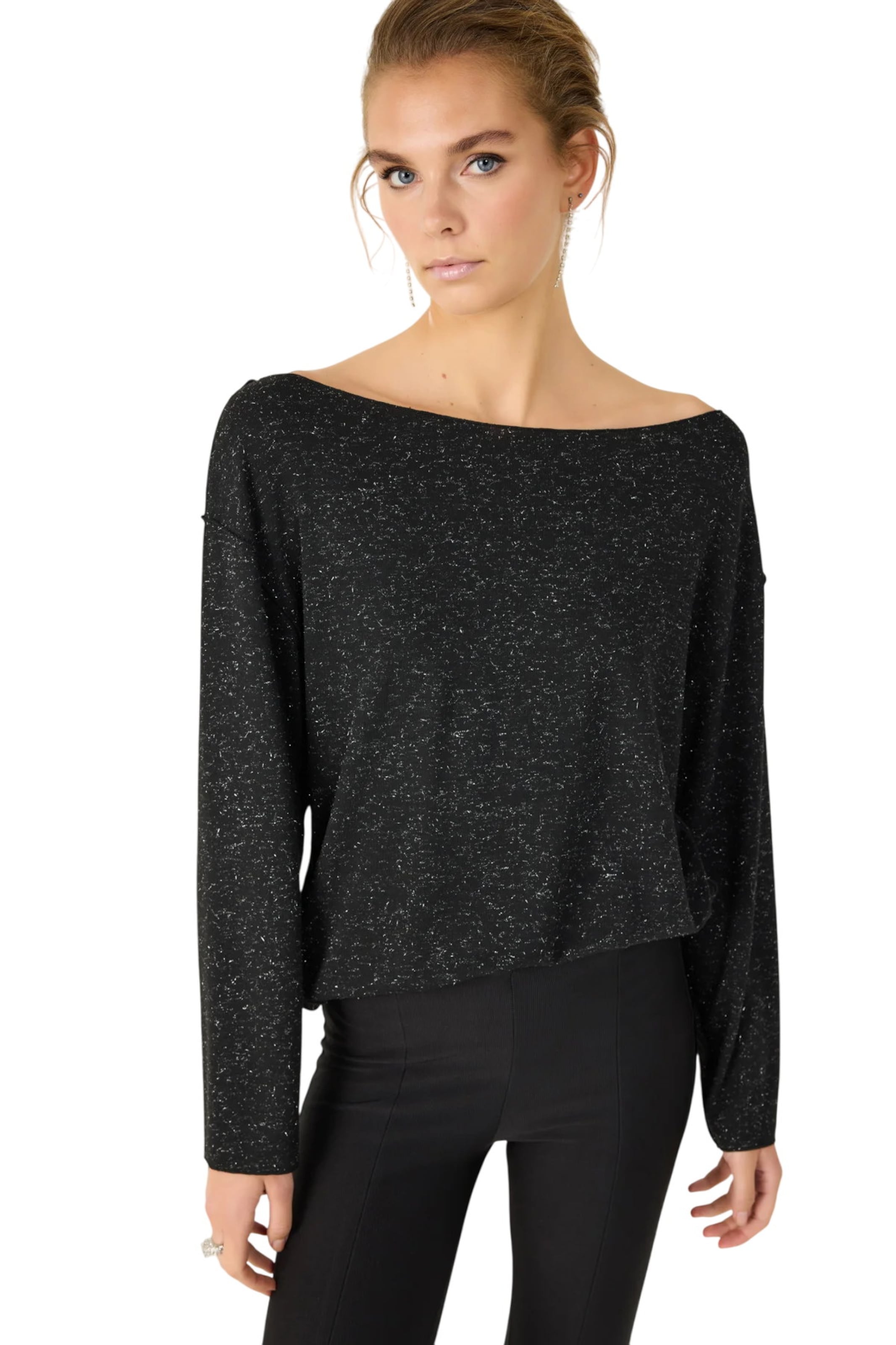 No Matter What Sweatshirt in Black: front