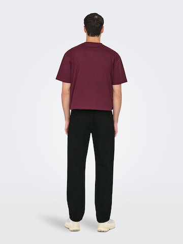 Only & Sons Обычный Джинсы 'ONSEDGE' в Черный