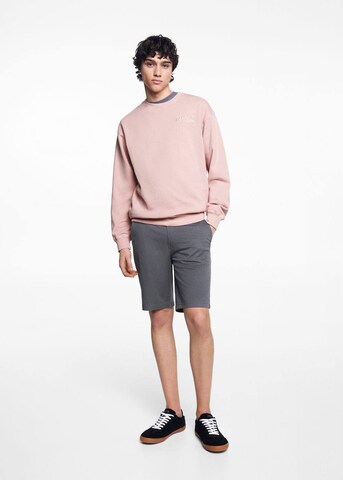 MANGO TEEN Sweatshirt 'Respect' in Pink