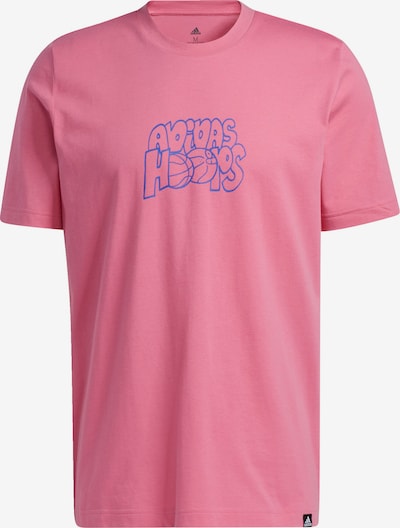 ADIDAS PERFORMANCE T-Shirt in blau / pink, Produktansicht