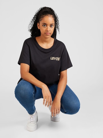 Levi's® Plus Shirts 'PL Perfect Tee' i sort