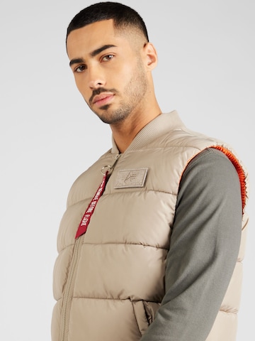 ALPHA INDUSTRIES Weste in Beige