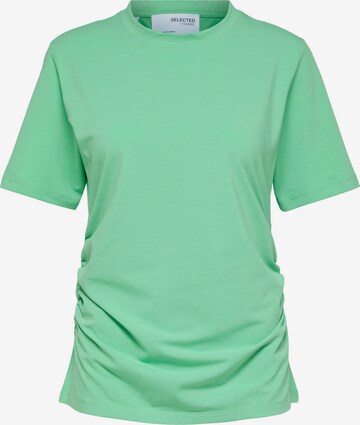 SELECTED FEMME Shirt 'CHLOE' in Groen: voorkant