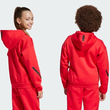 ADIDAS SPORTSWEAR Sportief sweatvest 'Z.N.E.' in Rood