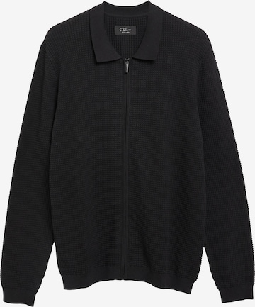 Vestes en maille s.Oliver en noir : devant