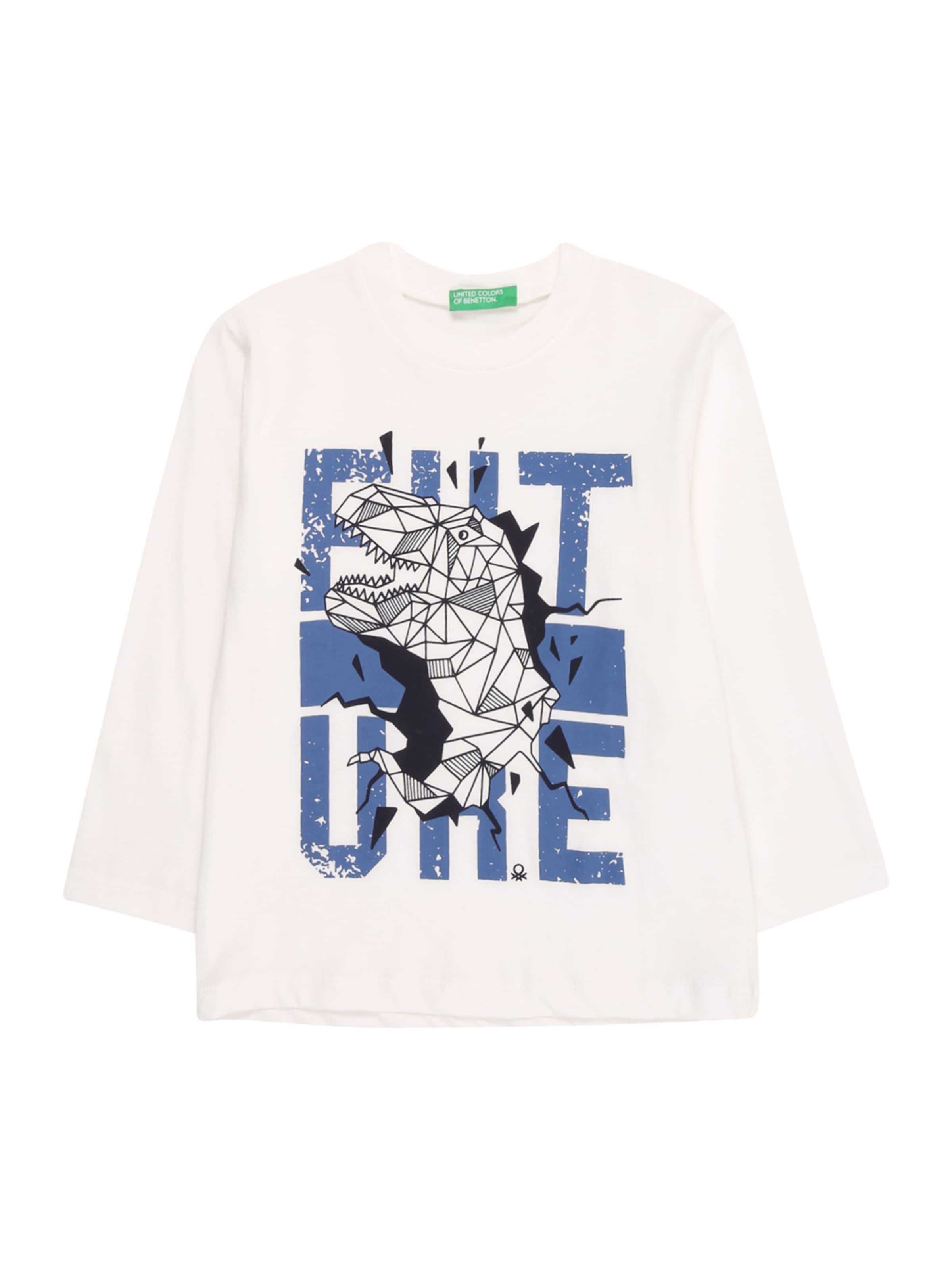 UNITED COLORS OF BENETTON Koszulka w kolorze biały: przód