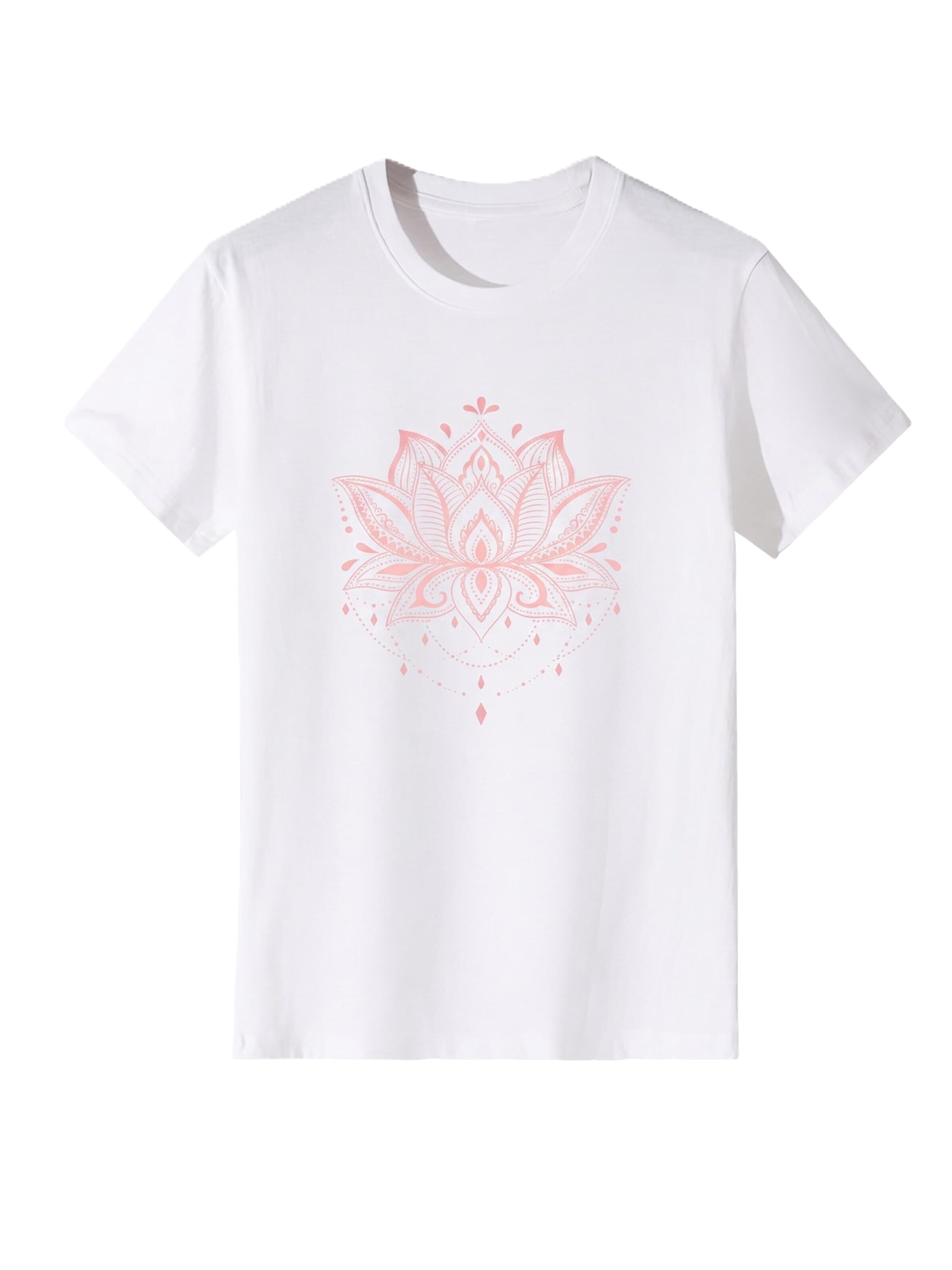 LapaPlus Shirt 'Women's Summer Short Sleeves Tops' in Weiß: Vorderseite