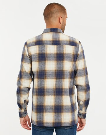 Threadbare Regular Fit Hemd 'Franco' in Beige
