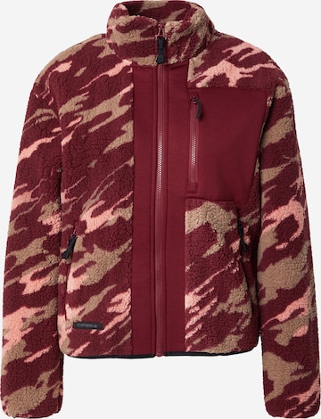 ICEPEAK - Chaqueta polar funcional 'AMORY' en rojo: frente