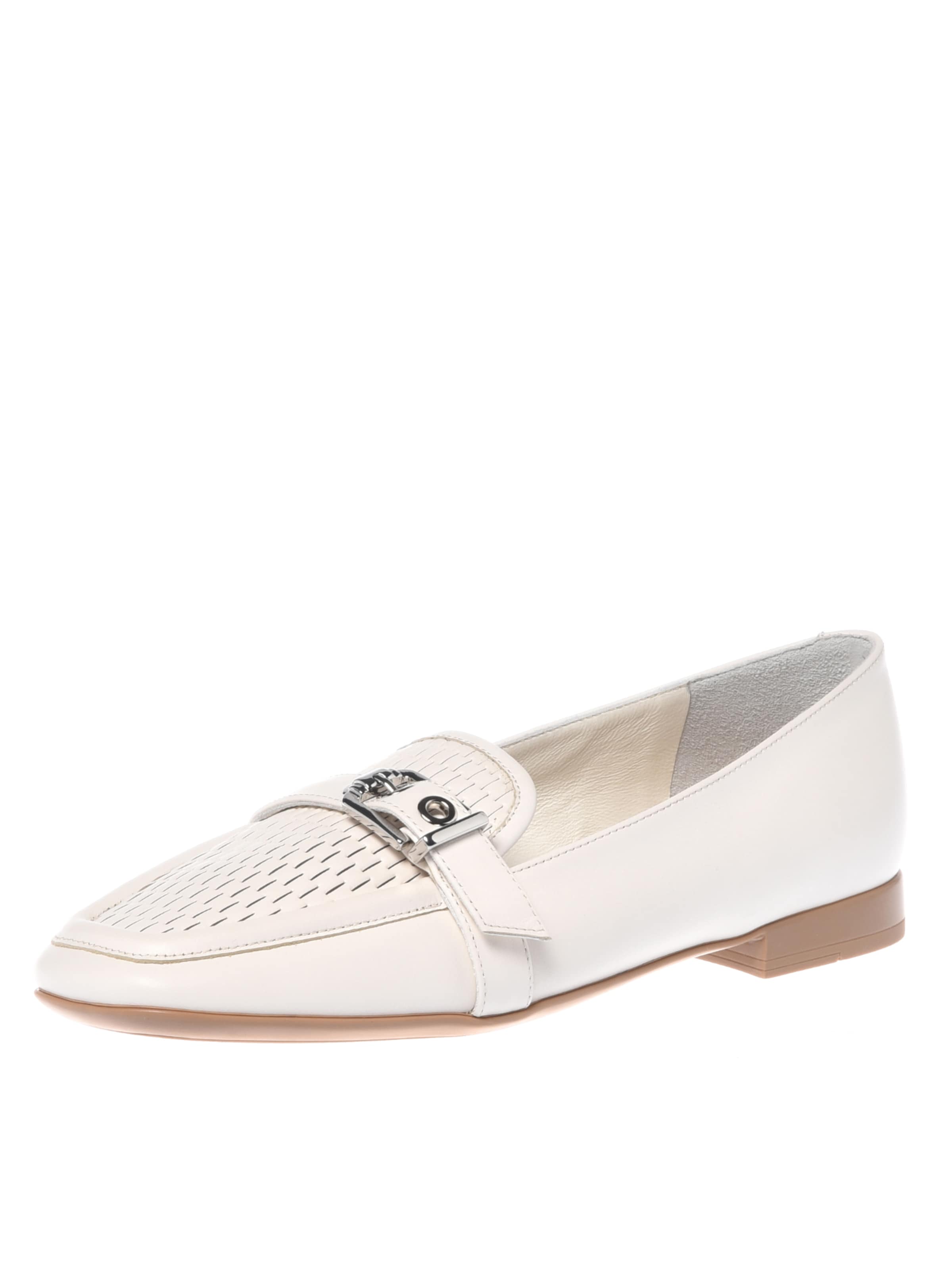 BALDININI Mocassins in Wit: voorkant
