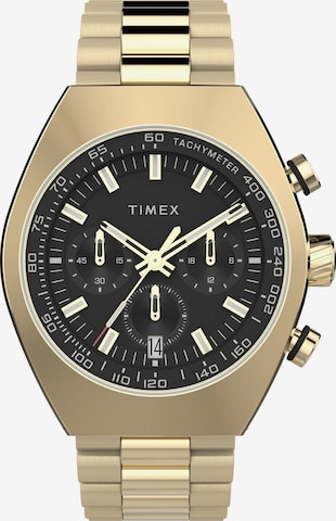 Montre à affichage analogique TIMEX en or : devant
