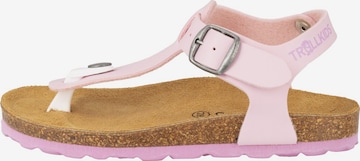 TROLLKIDS Sandals in Pink: front