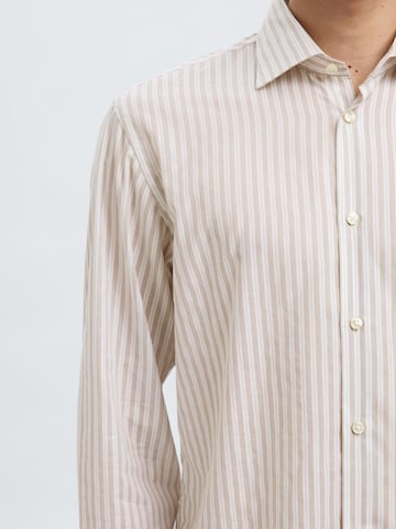 SELECTED Slim Fit Skjorte i hvid