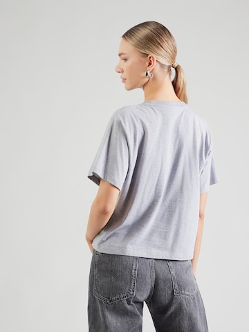 GUESS JEANS Тениска 'ICONIC' в сиво