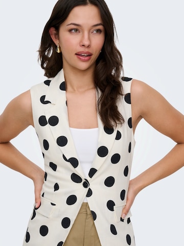 Gilet de costume 'ONLVIESTA' ONLY en blanc