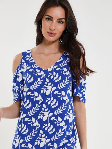 Threadbare Letné šaty 'Mallorca' - Modrá