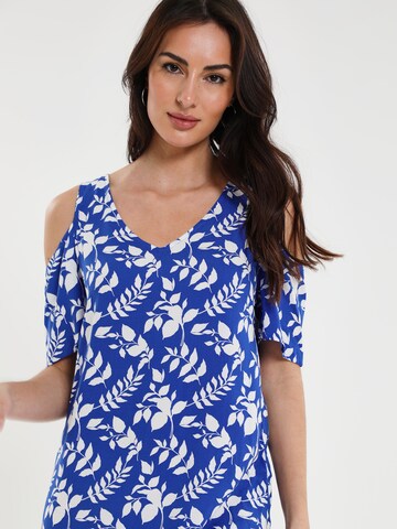 Threadbare - Vestido de verano 'Mallorca' en azul