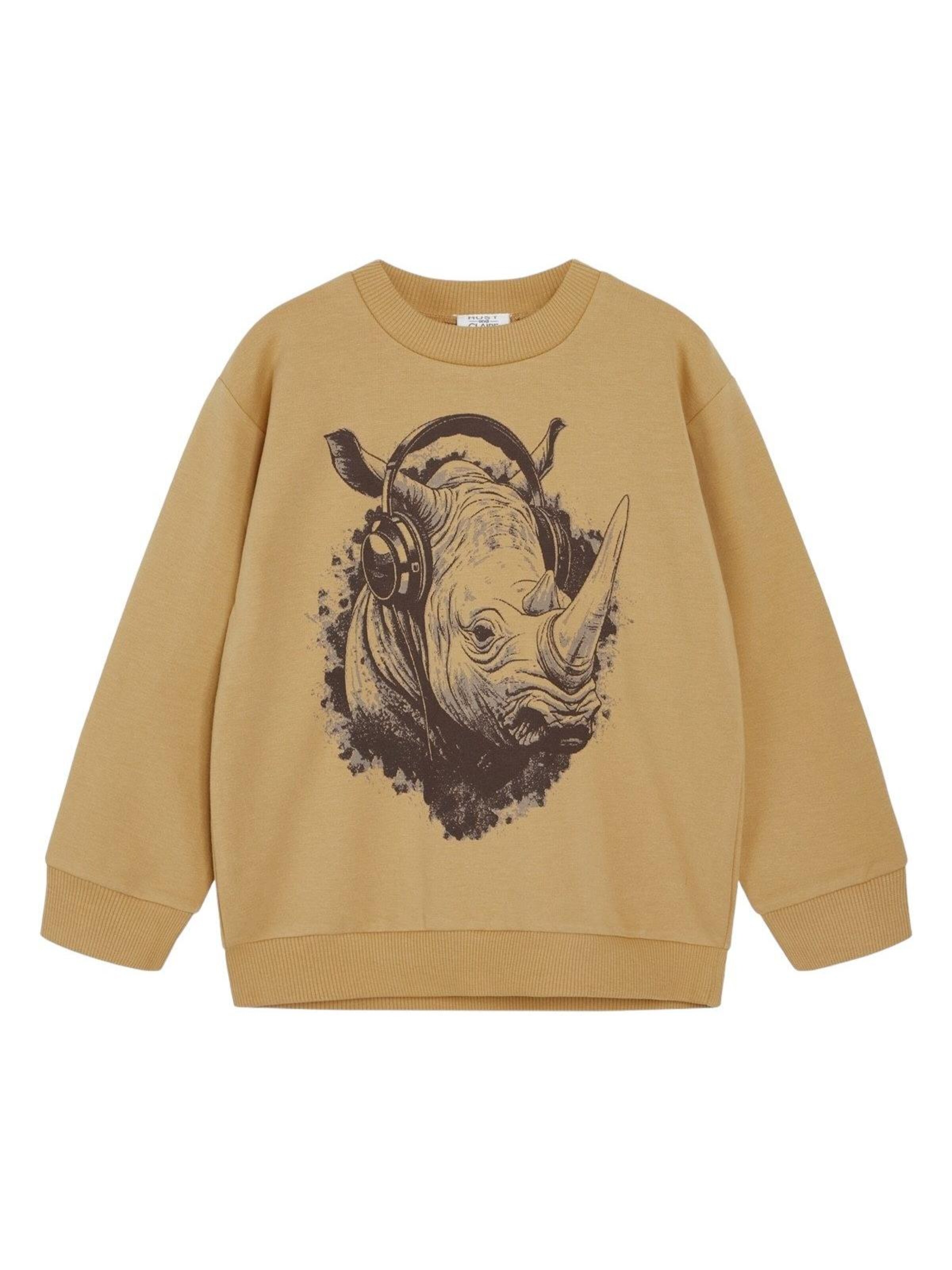 Hust & Claire Sweatshirt 'HCSEJER' in Yellow: front